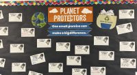 With Earth day approaching, students and staff have been thinking about ways we can all protect our planet.