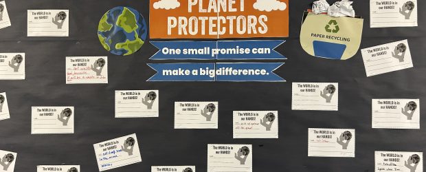 With Earth day approaching, students and staff have been thinking about ways we can all protect our planet.