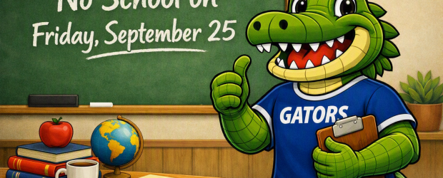 Friday September 25 is a Professional Day Students do not attend school.